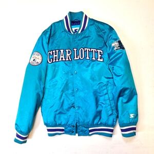 Starter Charlotte Hornets Teal Jacket